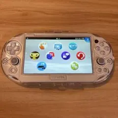PS Vita PCH-2000クリアケース付き ホワイト ソフト付き 美品