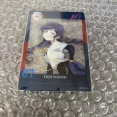 西武ライオンズ×μ's コラボ クリアカード 東條希 箔押しサイン