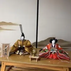 アンティーク100年 明治大正期 超大型！ 親王飾りお雛様 古今雛享保