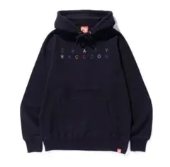 CRAZY RACCOON THIN LOGO HOODIE ブラック XXLのサムネイル