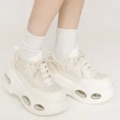【大人気希少　美品】SLY エアー プラットフォーム スニーカー 厚底 Mサイズのサムネイル