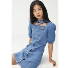 h&m デニムワンピース