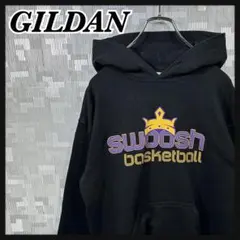 ギルダン バスケチーム パーカー スウェット メンズ USサイズ S ブラック
