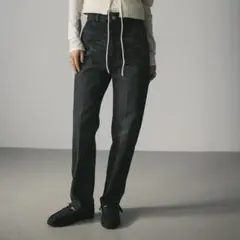 STYLEMIXER ブラック　カットオフセンタープレスデニムのサムネイル