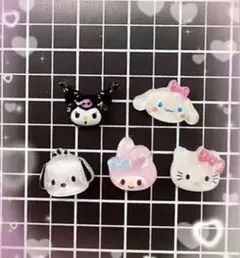 ネイルパーツ　サンリオ　ポチャッコ　キティ　デコパーツ　マイメロ　クロミ　3d