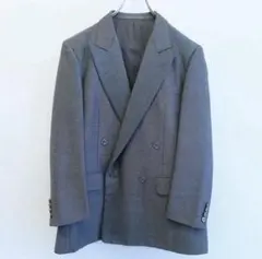 美品】Burberrys ストライプダブルスーツ セットアップ グレー A5