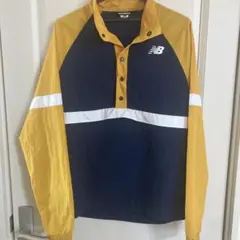 New Balance ナイロンジャケット ネイビー/イエロー