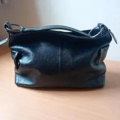 【美品】agnes b. VOYAGE アニエスベー 本革レザーハンドバッグ 黒のサムネイル