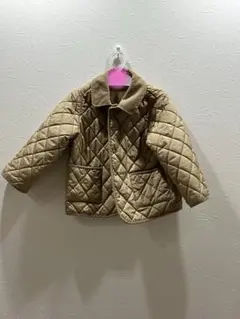 ユニクロ　キルティングジャケット 100cm ベージュ