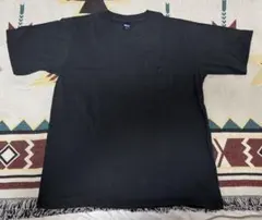 Disney ミッキーマウス ポケットTシャツ ブラック L