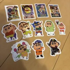 クレヨンしんちゃん ステッカー 12枚セット