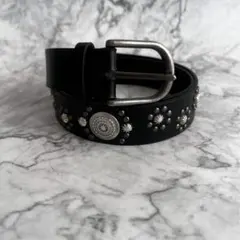 コンチョベルト　アメカジ　スタッズベルト ウエスタン グランジ デニム y2k