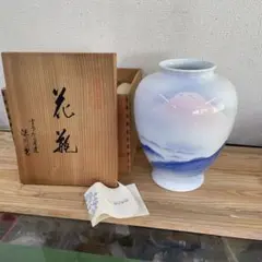古伊万里 花入 A363 古伊万里染付見込白抜白鷺に蓮八角算木紋様鉢5客