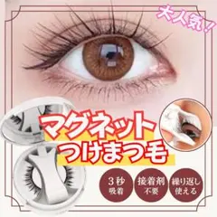 마그네틱 인조 속눈썹 천연 3D 마그네틱 경량 방수 땀 방지 재사용 가능한 자석