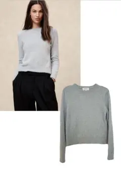Banana Republic グレー クルーネック セーター 長袖