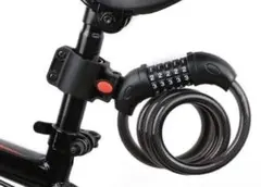ダイヤル式ワイヤーロック ケーブルロック 自転車用のサムネイル