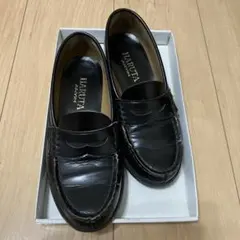 HARUTA ARVIN ブラックローファー 22.5 EE