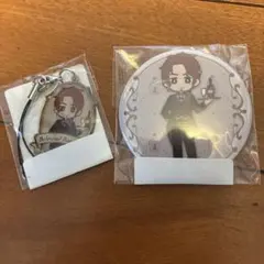 DMMスクラッチ第5弾　キーホルダー＆缶バッジセット　ベルモンドバンデラス