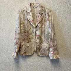 belleartecs ベルアステカ ペイズリー柄 ジャケット サイズ9