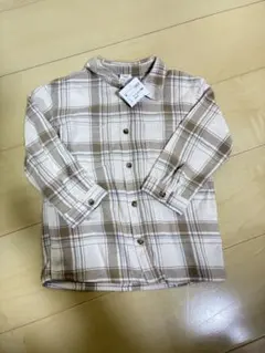新品未使用タグ付き　H&M 90 チェックシャツ　シャツ　子供服　トップス