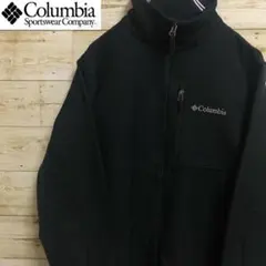 【レア】 コロンビア colombia☆ジャケット 刺繍ロゴ アウター ブラック