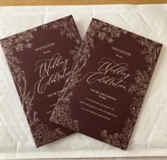 結婚式招待状グッズ　招待状台紙　封書シール