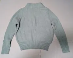 グリーンレーベルリラクシング ラメリブニット ターコイズ サイズF