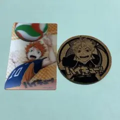 ハイキュー!! 日向翔陽 3Dカードとコースターのセット
