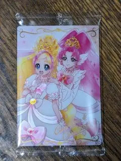 プリキュアウエハース第9弾　SR 　キュアフローラ＆キュアスカーレット