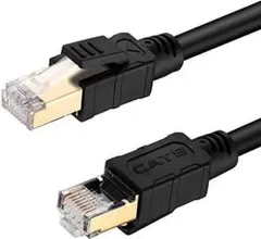 CAT8 LANケーブル 5m インターネット 超高速 最大40Gbps