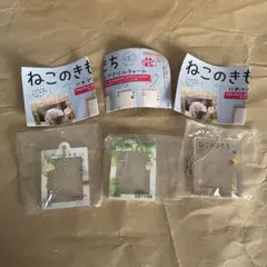 ねこのきもち　だれでもアクリルチャーム　カプセルトイ　ガチャ3個セット