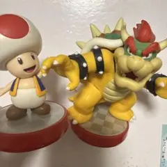 任天堂 ピノキオ　クッパ amiibo セット フィギュア