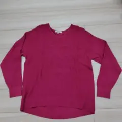 GLOBALWORK　ニット　トリプルイージーVネックプルオーバー　M