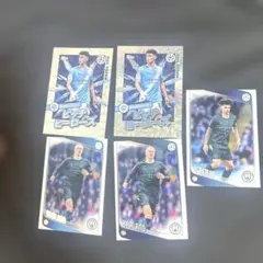 Topps マンチェスター・シティ 選手カード 5枚セット