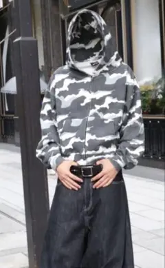 完売品】BELVET 迷彩ジップパーカー カモ柄 円堂守 - メルカリ