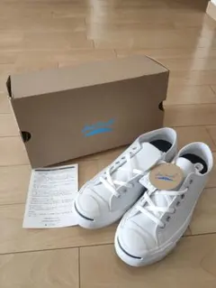 廃盤 新品 コンバース ジャックパーセル 白 レザー 27.5cm 1B984