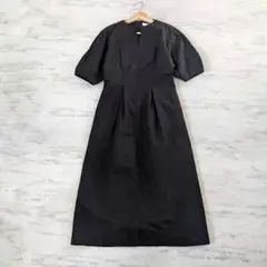 未使用品　Ballsey トゥモローランド　ロングワンピース　リネン　コットン セール】 リネンコットンムーブ Vネックワンピース （ロング