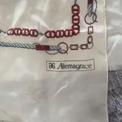 Ailemagrace シルクチェーン柄スカーフ