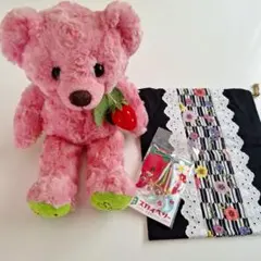 栃木ストロベアー勾玉ストラップ