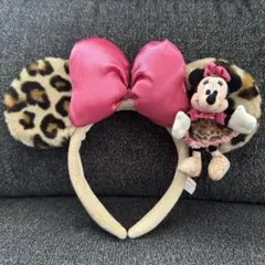 ◎ディズニー ミニーちゃんヒョウ柄 カチューシャ◎