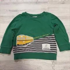 dittomark. 電車ワッペン トレーナー 100cm