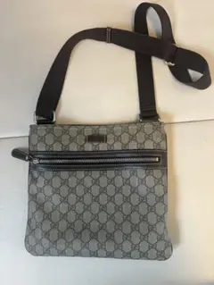 GUCCI グッチ ショルダーバッグ GG スプリーム ブラウン