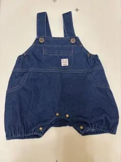【超美品】70デニムロンパース
