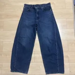 ワイドレッグパンツ デニム