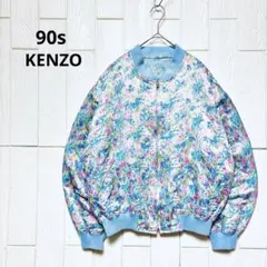 90s OLD KENZO オールドケンゾー 花柄 ボンバージャケット Fサイズ