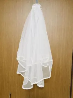 ホワイトメッシュ ウェディングベール