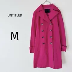 ピンク トレンチコート