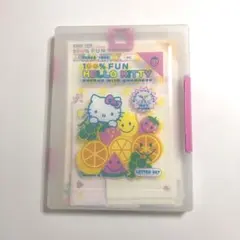 平成レトロ　キティちゃん　レターセット　ケース入り
