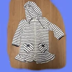 sirmione キッズ パーカー ボーダー フリル 160