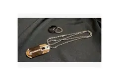ディーゼル ドッグタグ風ネックレス 指輪 リングセット